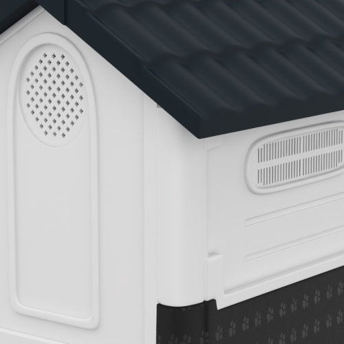 PawHut Outside Dog Kennel House, For Miniature Dogs, 64.5 X 57 X 66cm